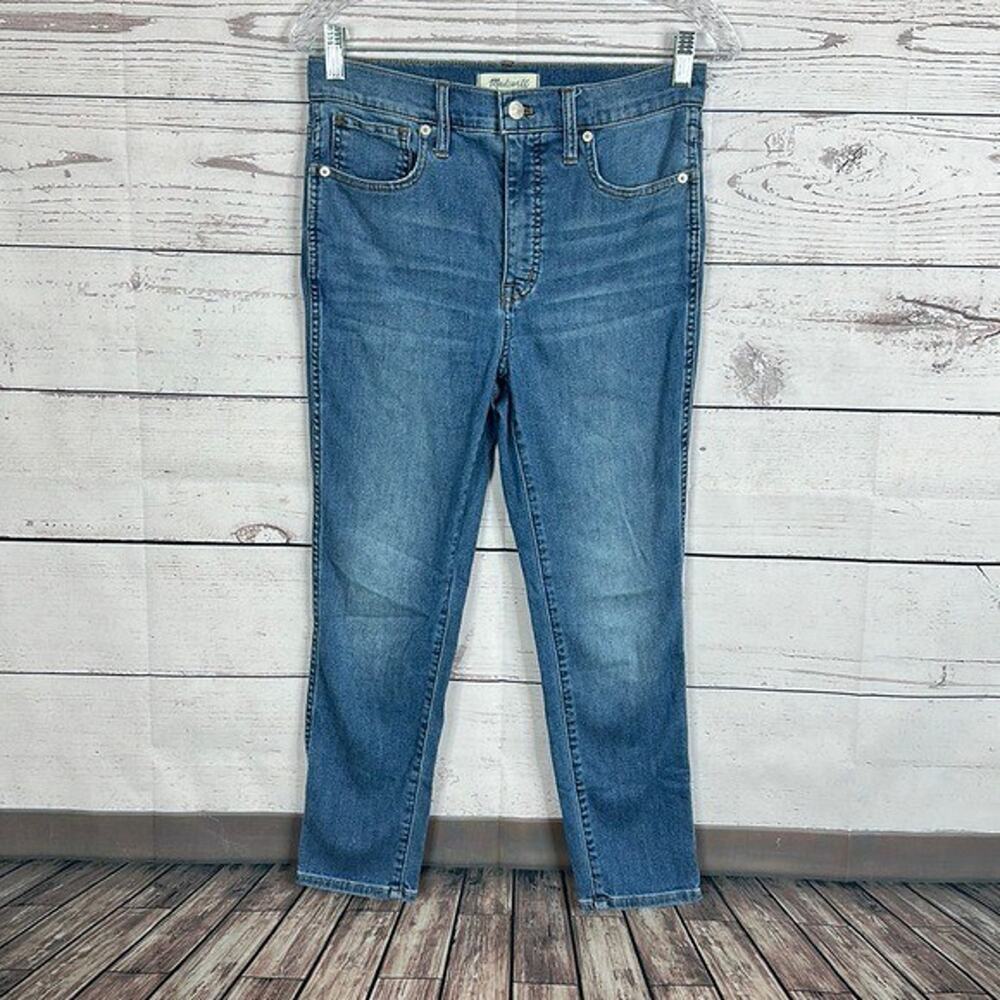 Madewell Jeans Womens 27‎ Blue 10 Inch High Rise Skinny Hemp Stretch Minimalist